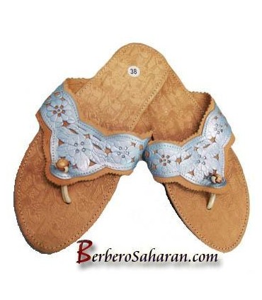 Handmade Algerian/Moroccan leather Thongs - Women