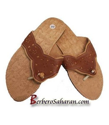 Handmade Algerian/Moroccan leather Thongs - Women