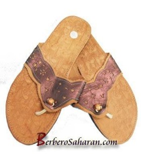 Handmade Algerian/Moroccan leather Thongs - Women
