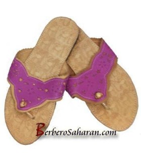 Handmade Algerian/Moroccan leather Thongs - Women