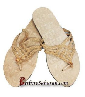Handmade Algerian/Moroccan leather Thongs - Women