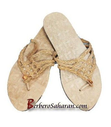 Handmade Algerian/Moroccan leather Thongs - Women