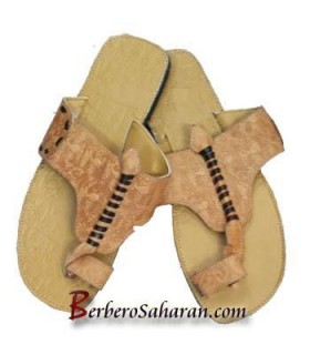 Handmade Algerian Thongs with pure leather - For Men