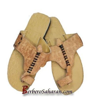 Handmade Algerian Thongs with pure leather - For Men