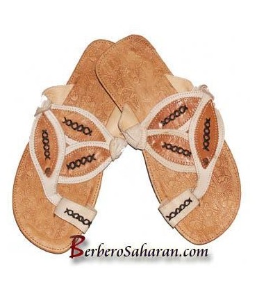 Handmade Algerian Thongs with pure leather - For Men