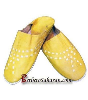 Handmade Algerian/Moroccan leather Slippers/Babouche - For Men