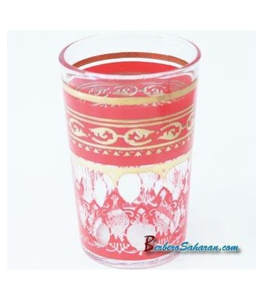 Moroccan red tea glasses from fes