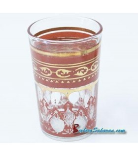 Moroccan brown tea glasses from fes