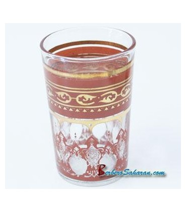 Moroccan brown tea glasses from fes
